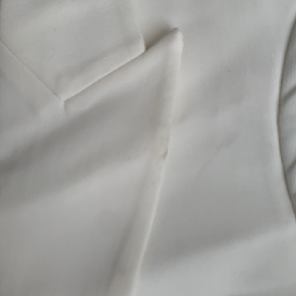 L'AGENCE Jennah Cropped Blazer in Ivory Sz 4 - Picture 12 of 13